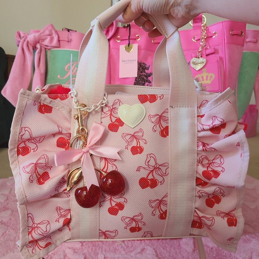 Betsey Johnson Cherry Ruffle Bag 🍒